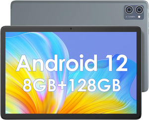 Jumper Tablet 10 Zoll Android 12, 8 GB RAM 128 GB ROM (1 TB TF), Octa-Core, 2,4 G/5 G WiFi/1920 x 1200 IPS/Kameras 13 MP + 8 MP/6000 mAh/BT5.0/GPS/OTG/Google GMS